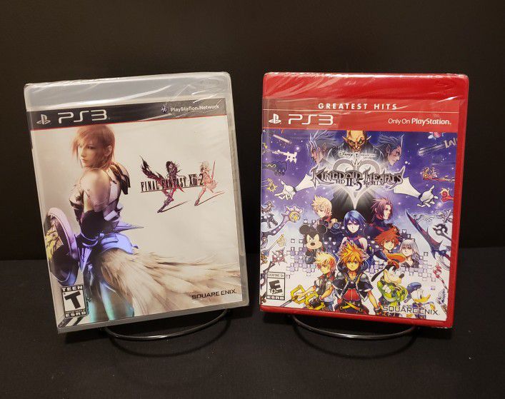 Final Fantasy XIII-2 + Kingdom Hearts 2.5 HD Remix (Playstation 3) Brand New!