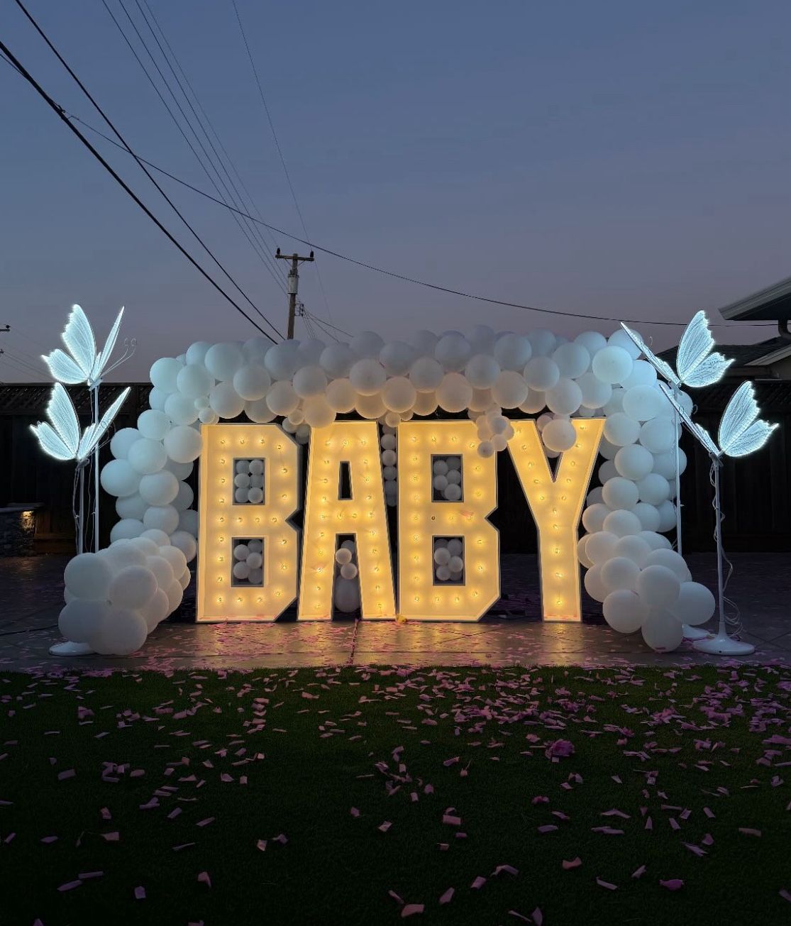 BABY MARQUEE LETTERS