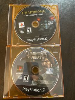 Ps2 Disc only games Champion Norrath and Champions Return to Arms