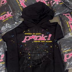 Black Sp5der Punk Hoodie