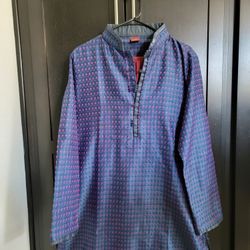 Men's Kurta With Bottom. Size Large. 