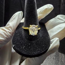 10kt Gold Over 925 Siver Women Ring