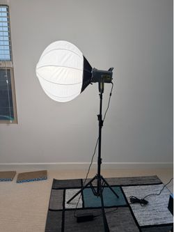 GVM 150W Video Light Kit, 2700K-7500K Continuous Lighting for Photography with Lantern Softbox&Stand