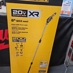 Dewalt New 80 Pole Saw XR Brushless No Battery 