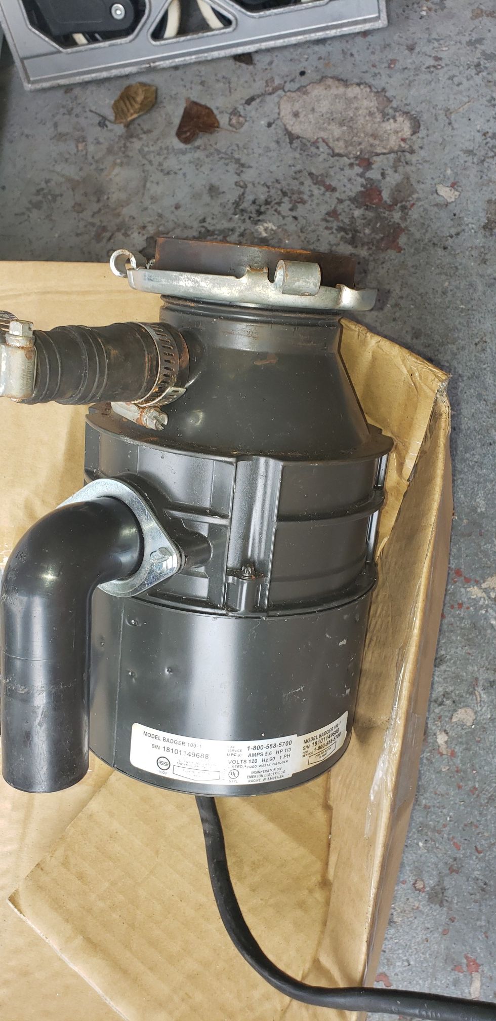 Garbage disposal with double or a single Sink...