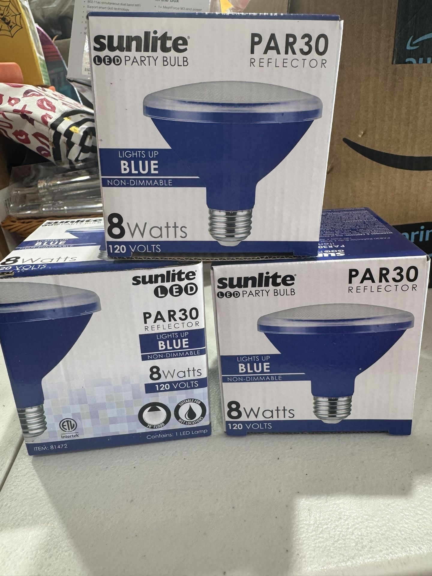 Lot Of 3 Sunlite 81472- PAR30/LED/8W