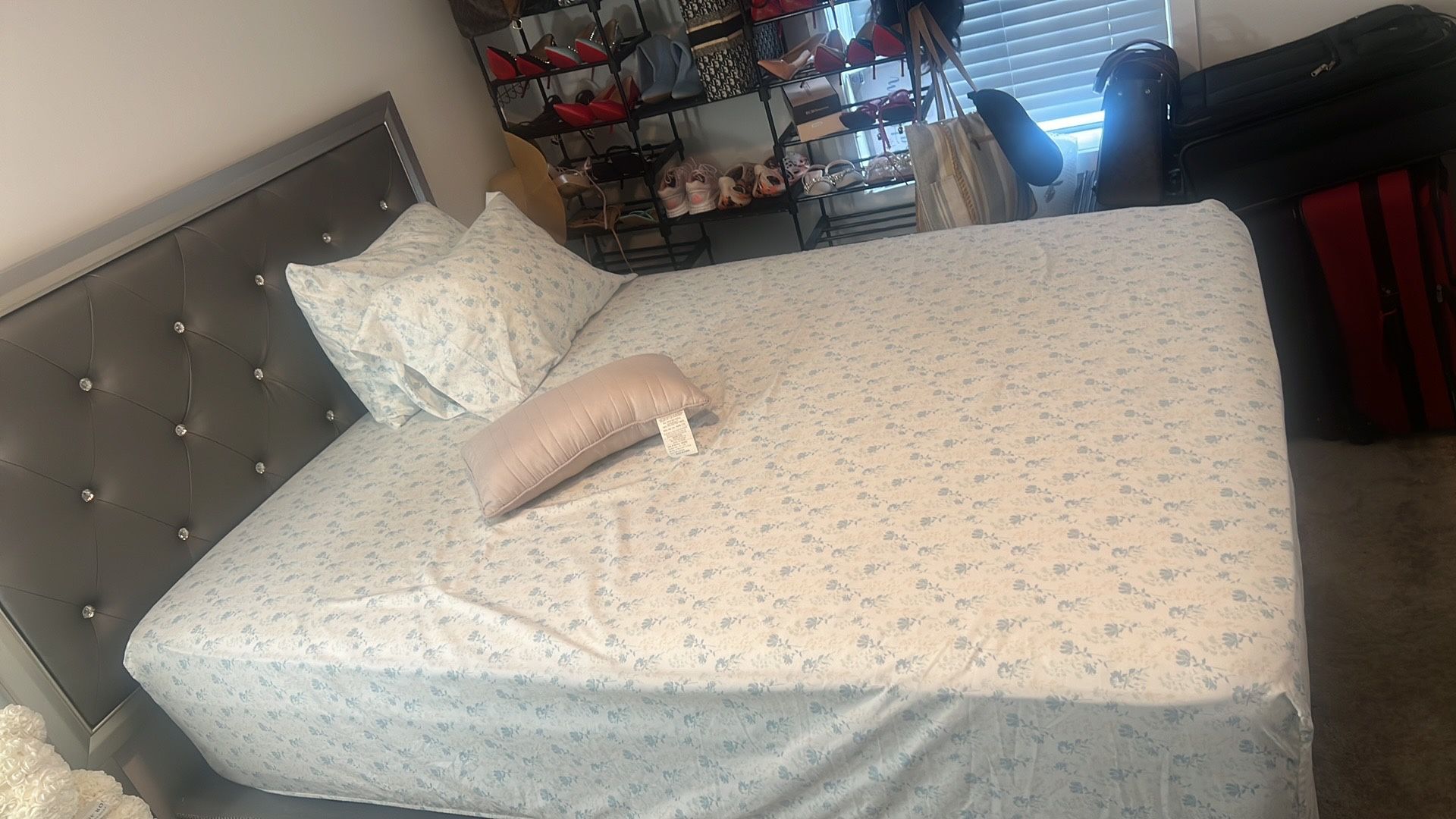 Bed, Box Spring And Mattress For Sale