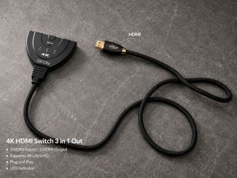 4K HDMI Switch 3-in-1 Out – GKCity