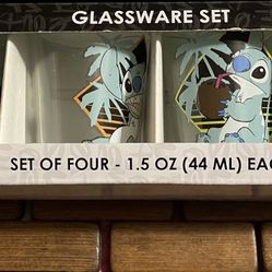 Lilo & stitch shot glasses glassware new