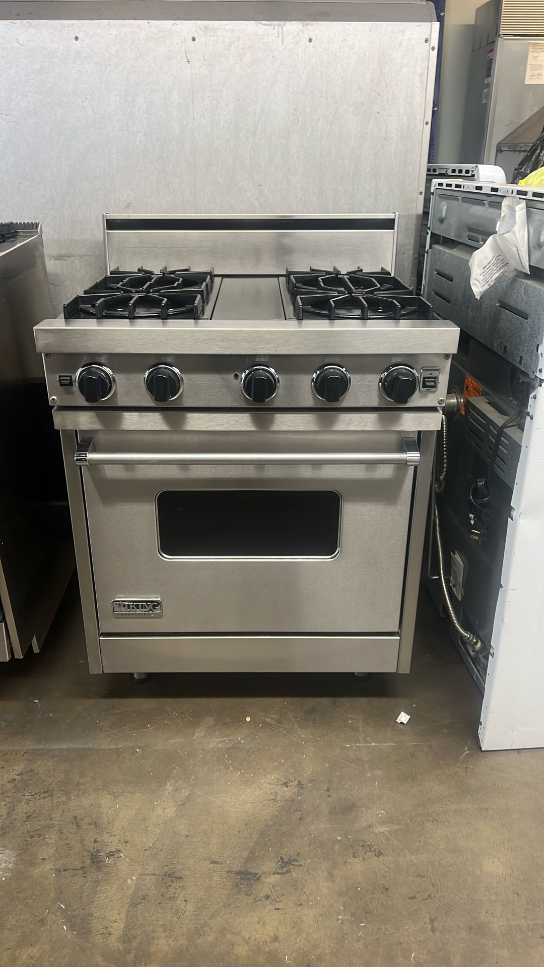 Viking 30”wide All Gas Range Stove In Stainless Steel 