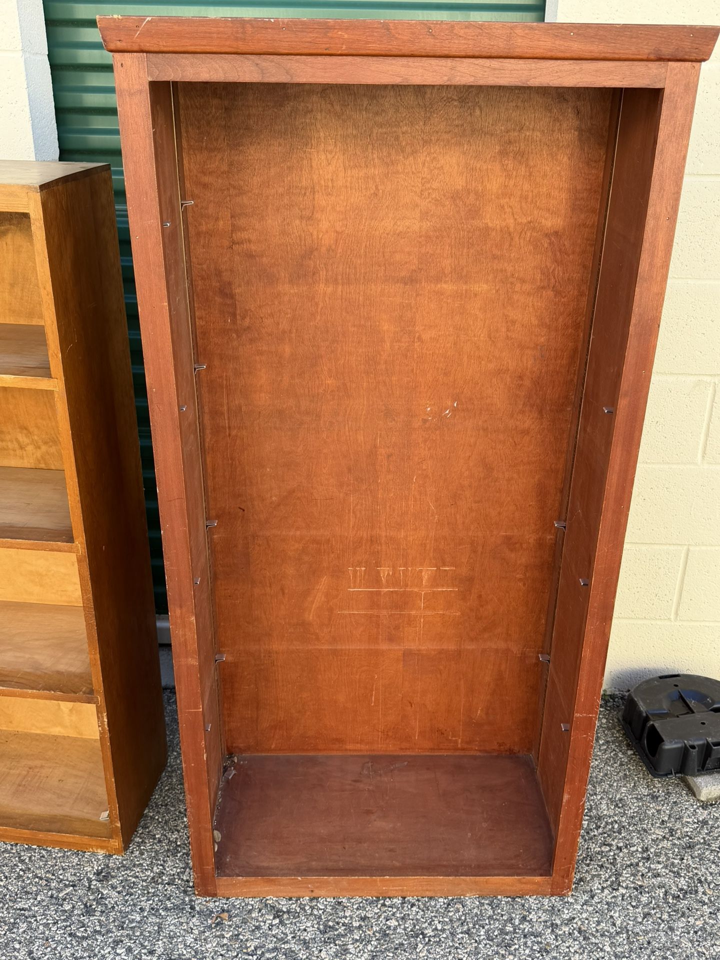 Solid Wood Bookshelf 29x58 With Shelves