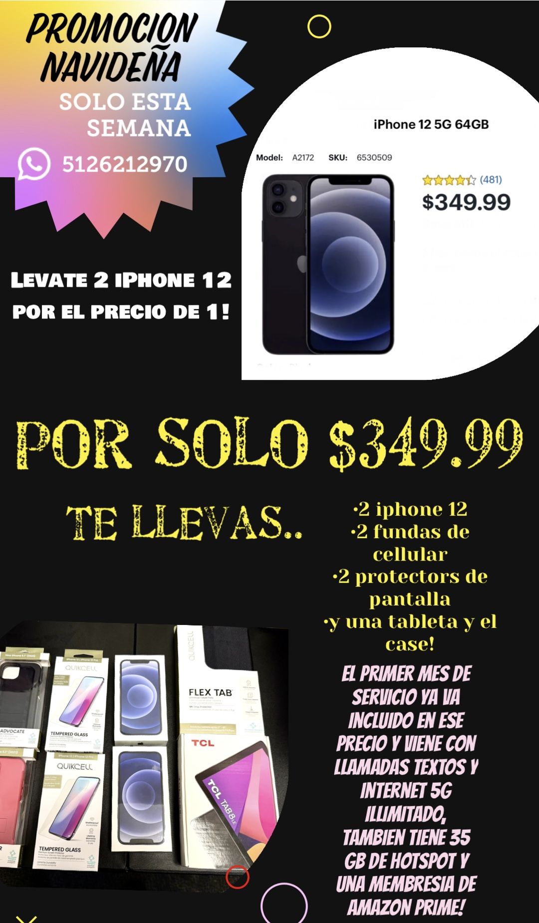 2 iPhones And A Tablet Christmas Bundle