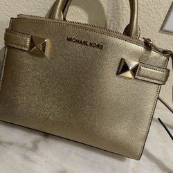 Gold Michael Kors Bag 