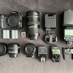 Nikon z7 With Lenses And Accessories 