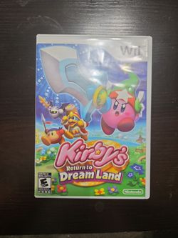 Kirby's Return to Dream Land (Nintendo Wii, 2011) Authentic Case & Artwork ONLY