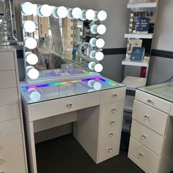 White Vanity Set