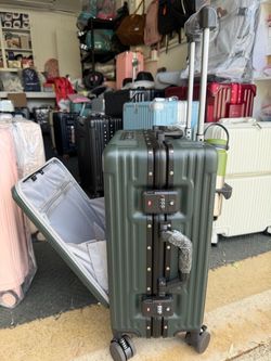 Carry on with laptop and cupholder