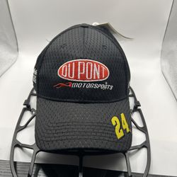 Jeff Gordon Cap Fitted OSFM Black NASCAR DuPont 24 Chase