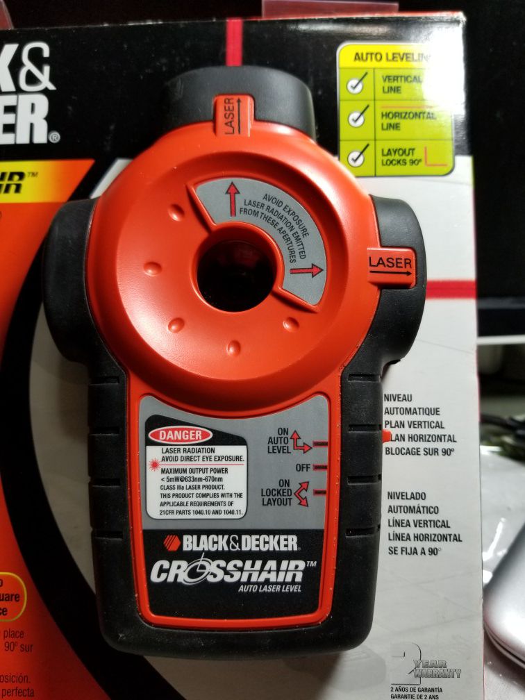 Black and Decker BDL400S - CROSSHAIR 90 Auto Leveling Laser 