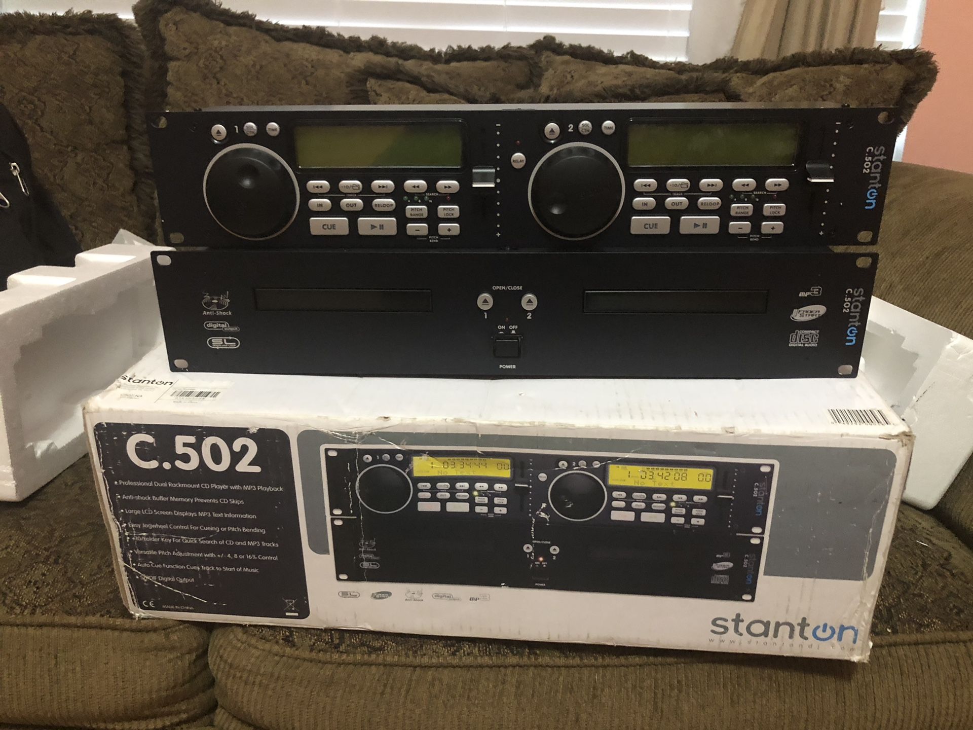 Cd player and nail gun