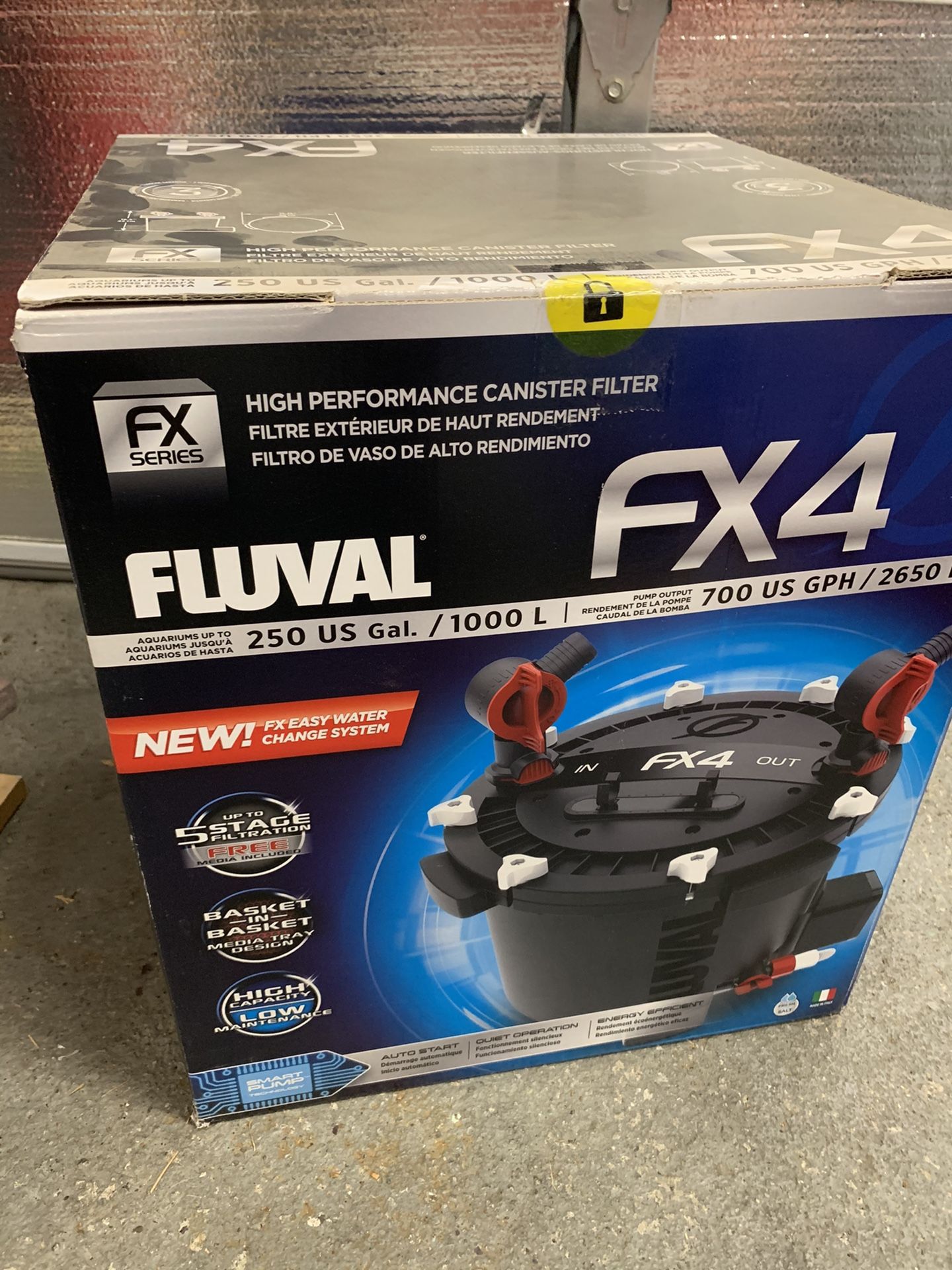 New Fluval FX4 Aquarium Filter