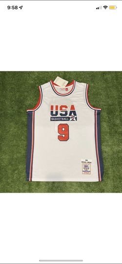 Michael Jordan Team USA White Jersey Men’s XL