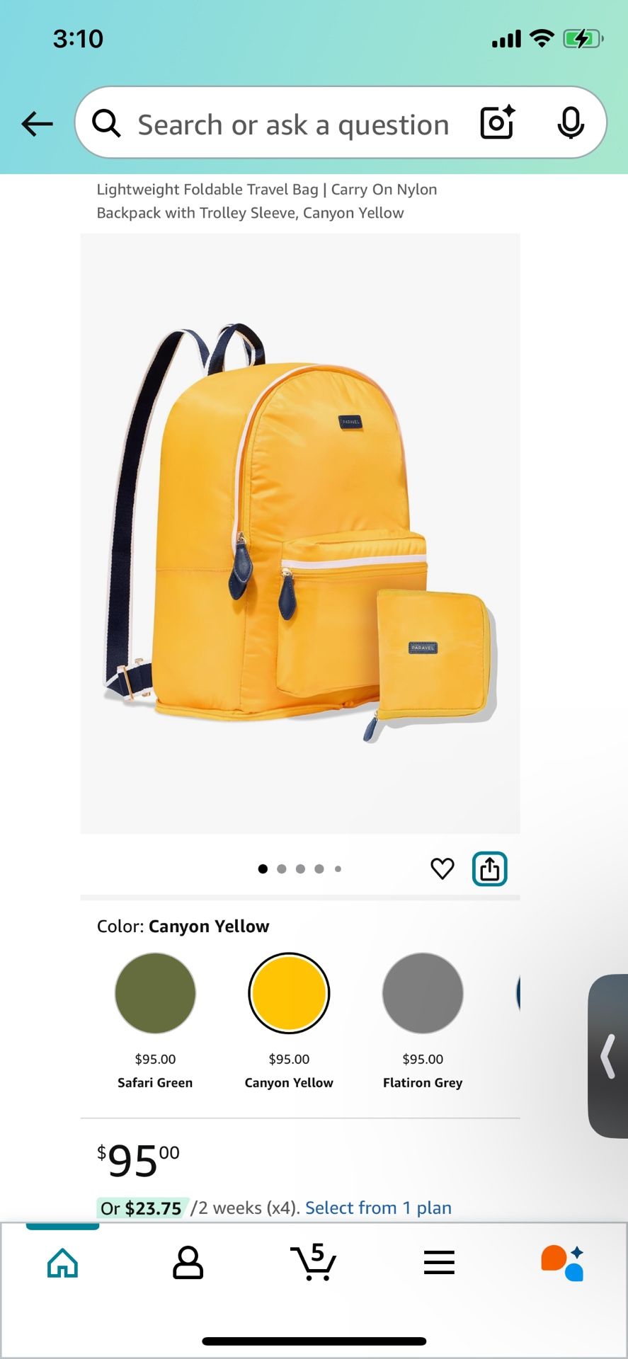 Paravel Mini Fold/ip Backpack
