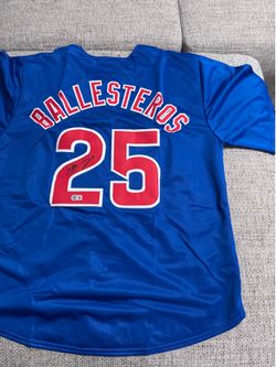 Moises Ballesteros Signed Autograph Custom Jersey- Beckett Coa-Chicago Cubs