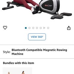 Row Machine And Curl Machine Barely Used