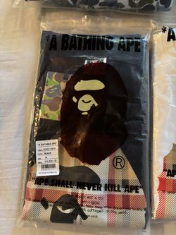 Black Burberry bape t shirt (Medium)