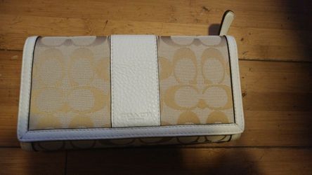 Authentic Coach Wallet with Check Book Holder