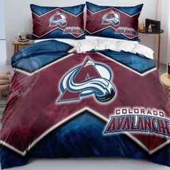 Colorado Avalanche Comforter Ans Pillow Sham Set