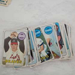 33 TOPPS 1969 Baseball Cards 