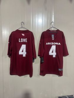Arizona cardinals love jersey stitched new
