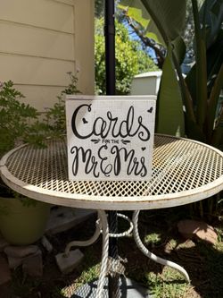 Wooden Wedding Gift Card Box