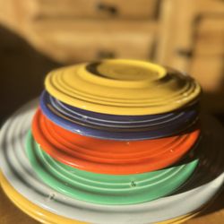 Vintage Fiestaware Fiesta Plates Dinner Plate Salad Plate 