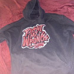 Right My Wrong$ Hoodie size 2XL