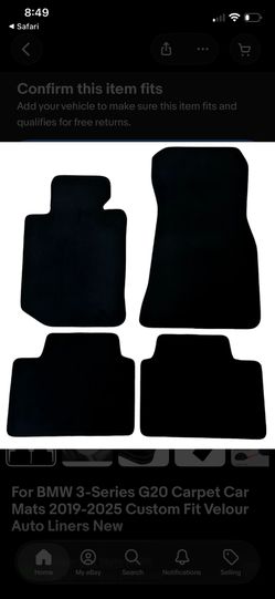 2025 3 Series Floor Mats New Front And Rear 