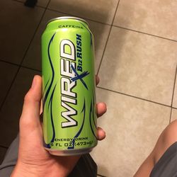 Energy  Drink Wired Xb12  Rush expired 10 Years