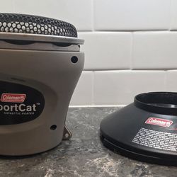 Coleman SportCat Catalytic Propane Heater 5035 Camping Hunting 1500 BTU