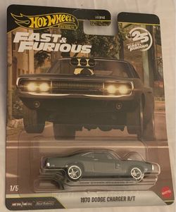 2026 HOT WHEELS PREMIUM FAST & FURIOUS 25YR 1/5 1970 DODGE CHARGER