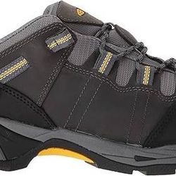 NEW SZ 9.5 Men Work Boots KEEN Utility Detroit Low Height Leather Soft Toe Work Shoe XT ESD
