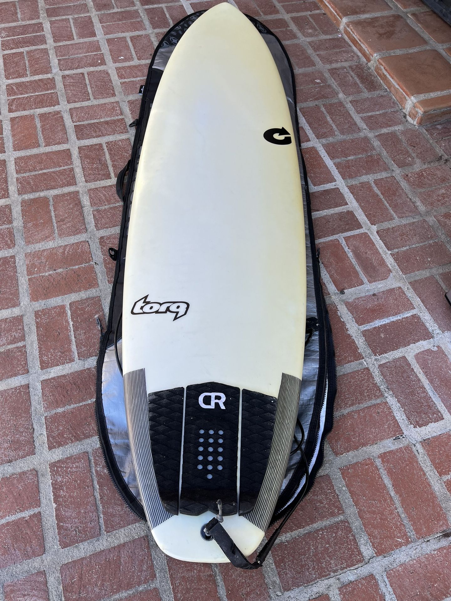 7’6” Torq Surfboard With Fins 