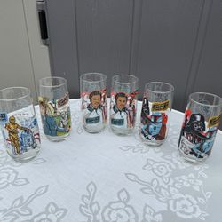 Star Wars Glass Cups 