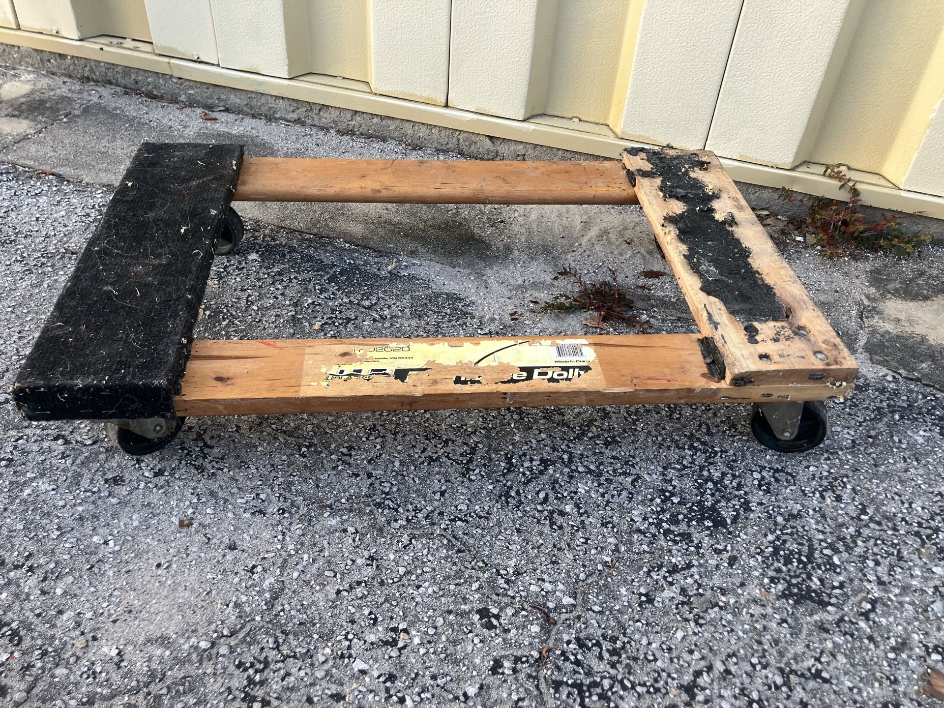 18” X 30” Wooden Furniture Dolly