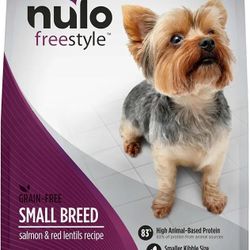 Nulo Freestyle Small Breed Dog Food, Premium Adult and Puppy Grain-Free Dry Smaller Sized Kibble Food, with BC30 Probiotic for Healthy Digestion Suppo