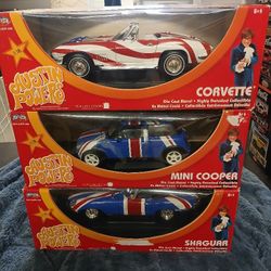 AUSTIN POWERS 1/18 (3) PC DIECAST