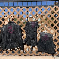 Ladies Motorcycle Leathers Small