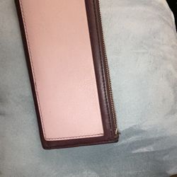 Bergundy fossil wallet