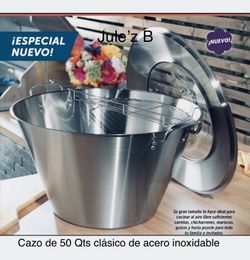 Princess Hose Cazo De 50 Qts De Acero Inoxidable Nuevo En Su Caja